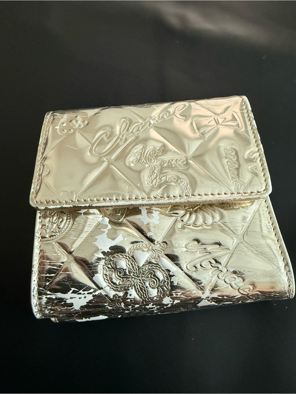 Chanel Metallic Quilted Women’s Wallet - Gold - Picture 3 of 11